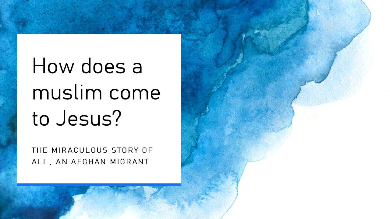 How does a muslim come to Jesus?